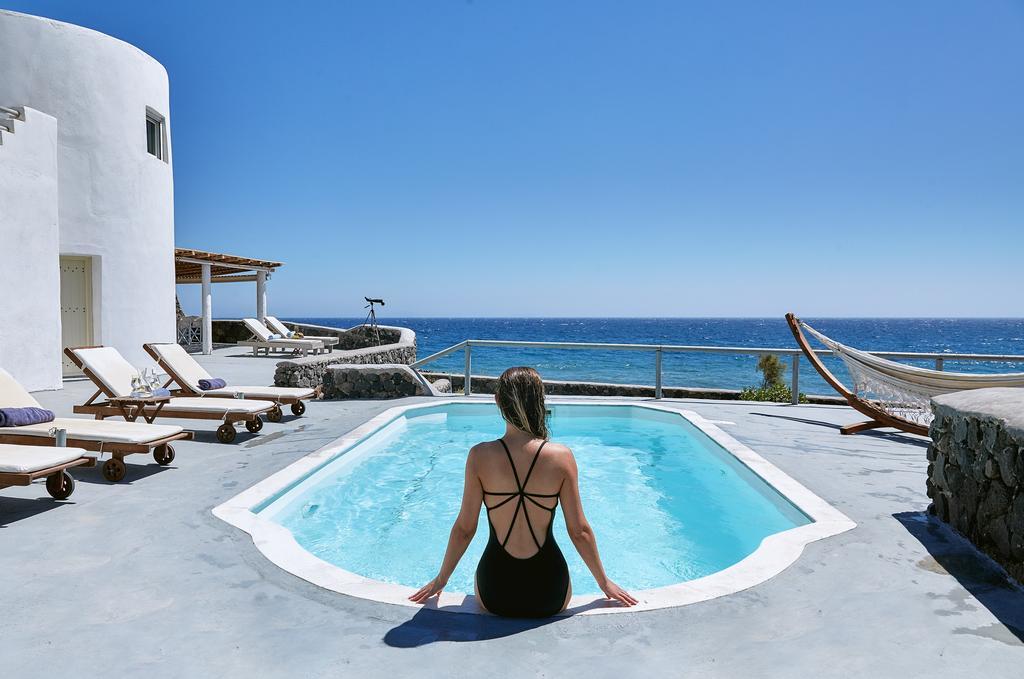 Abelomilos Exclusive Villa Imerovigli  Bagian luar foto