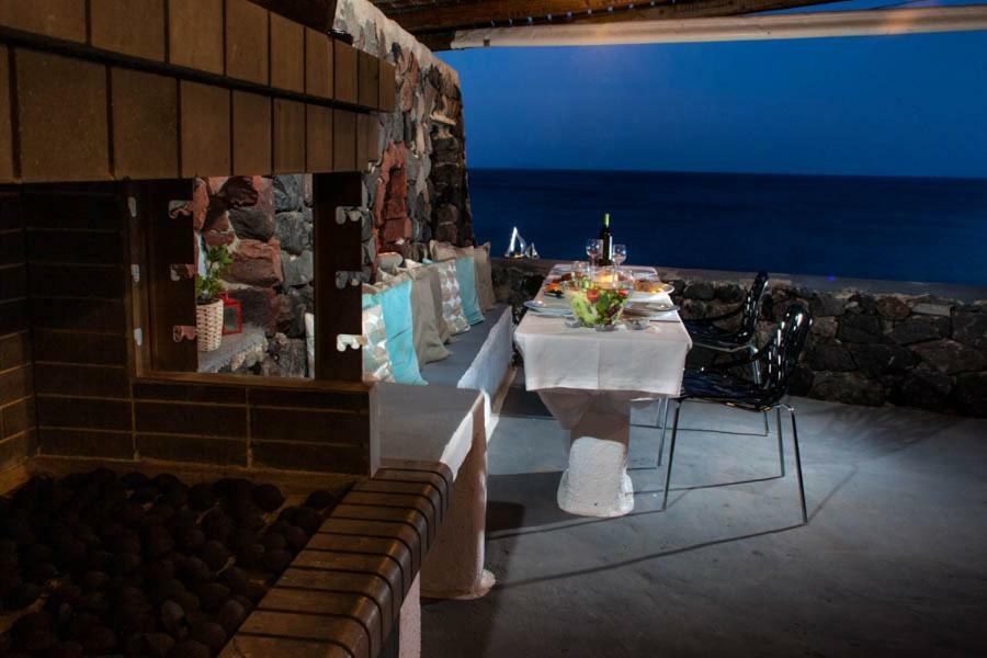 Abelomilos Exclusive Villa Imerovigli  Bagian luar foto