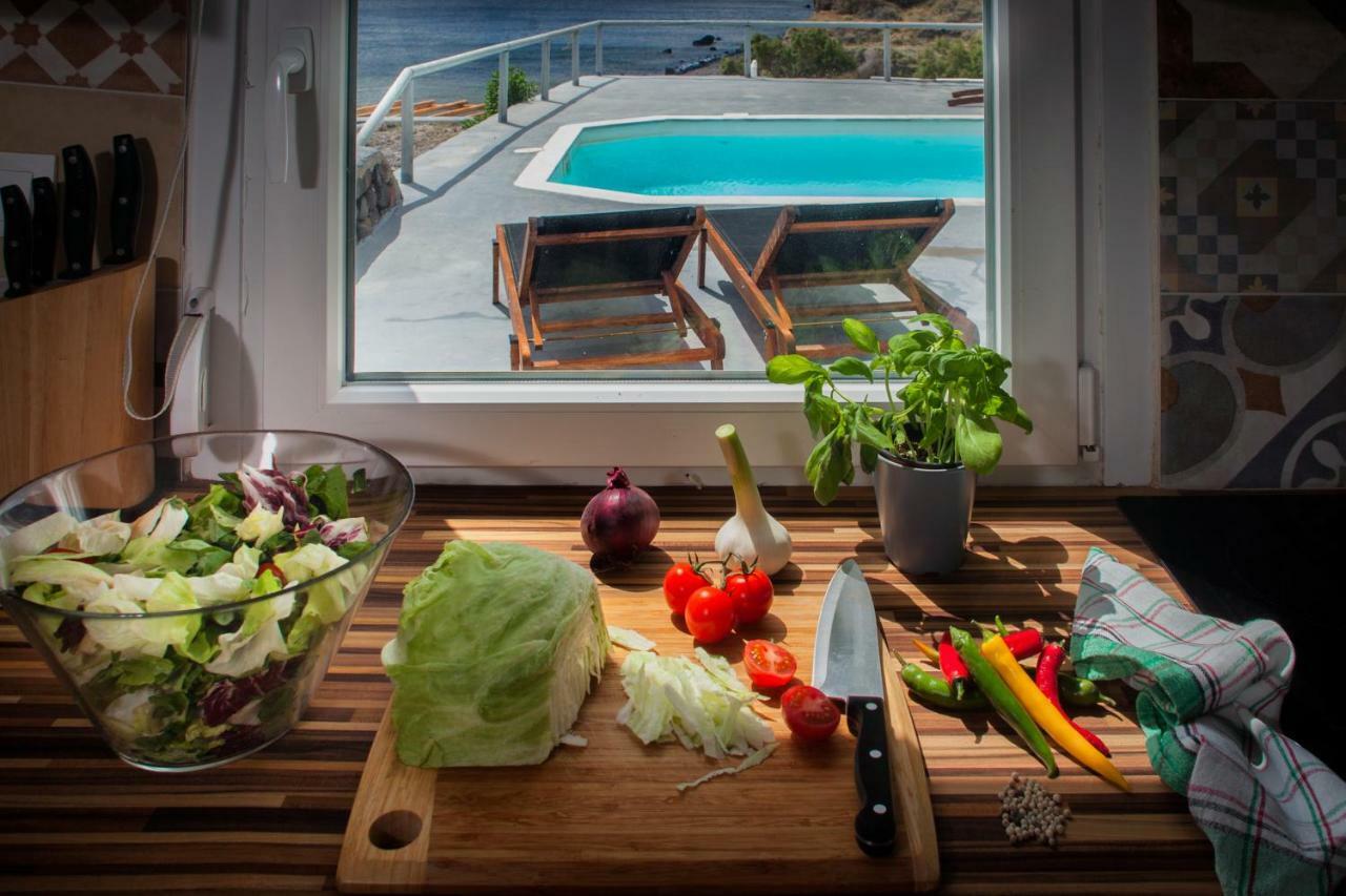 Abelomilos Exclusive Villa Imerovigli  Bagian luar foto