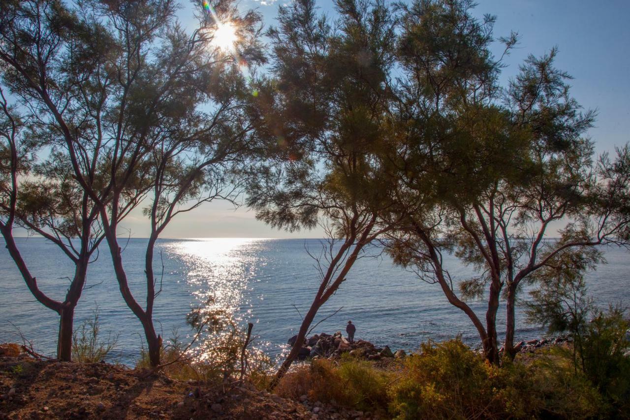 Abelomilos Exclusive Villa Imerovigli  Bagian luar foto